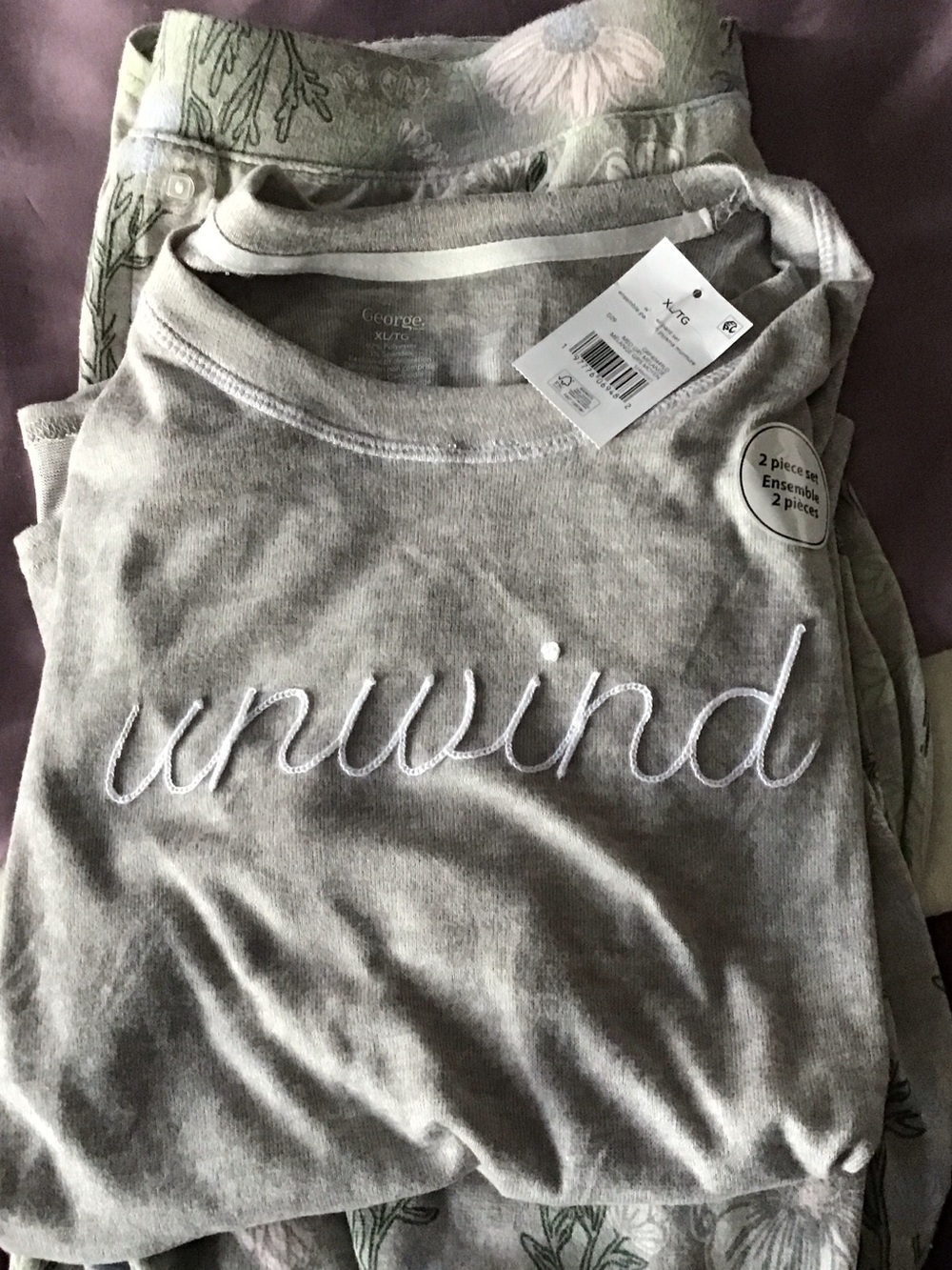 Womens Pyjamas- elastic waist flared leg with short sleeve tshirt
